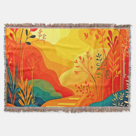 Höjdpunktsbild för hösten filt