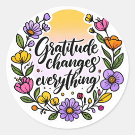 Höjdskillnader Allt - inspirationsoffert Runt Klistermärke