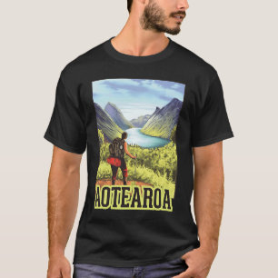 Höjer i Aotearoa-ryggsäckspressning till New T Shirt