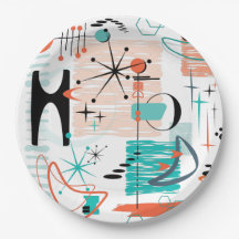 HoJo Retro Papper Plate