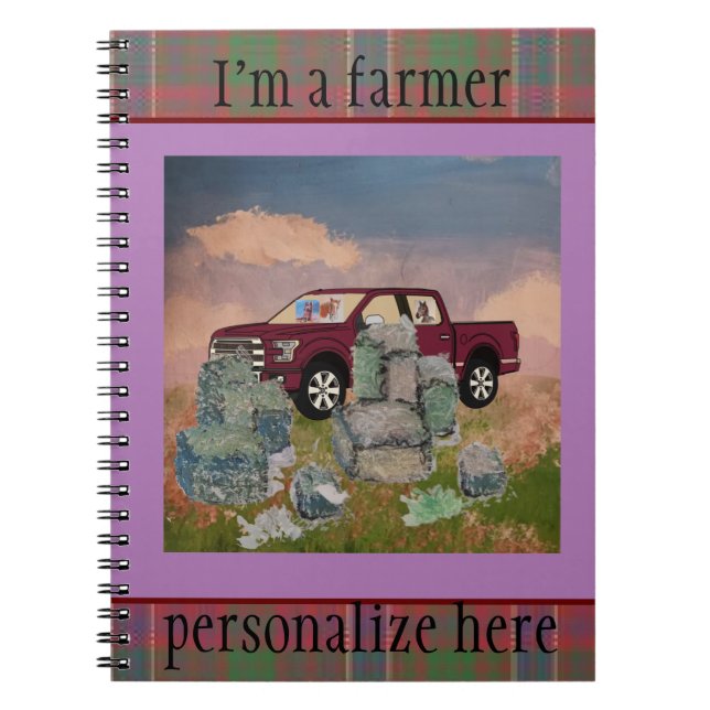 höjordbrukare anteckningsbok (Framsidan)