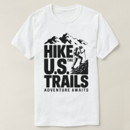 Höjt USA:s Trails Mountain Äventyr Graphic T Shirt