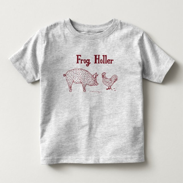 Hojta utslagsplats för småbarngroda t-shirt (Framsida)
