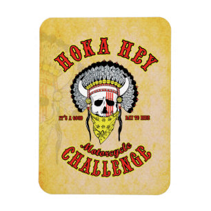 Hoka Hey utmaningmagnet Magnet