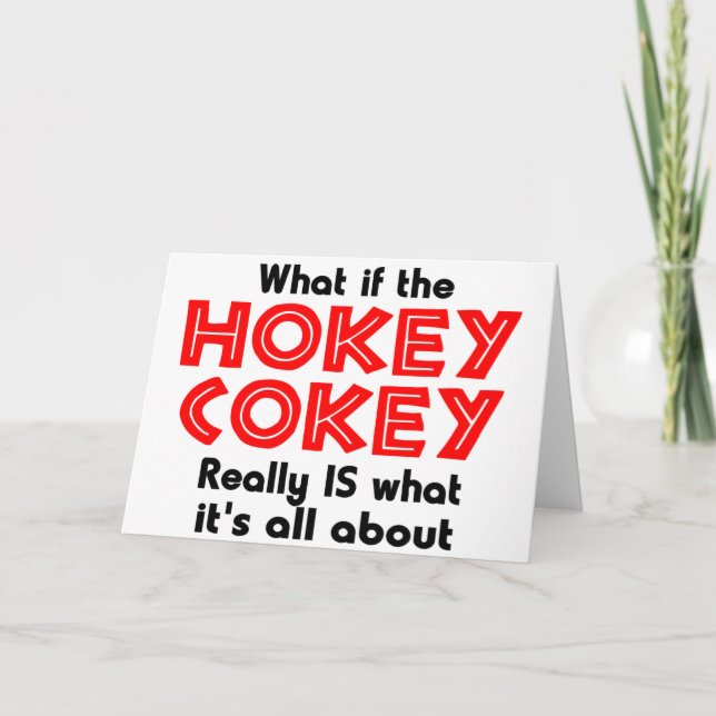 hokey cokey kort (Framsida)