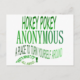 Hokey Pokey Anonymous Vykort
