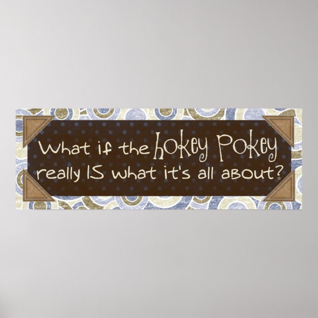 Hokey Pokey Print Poster (Framsidan)