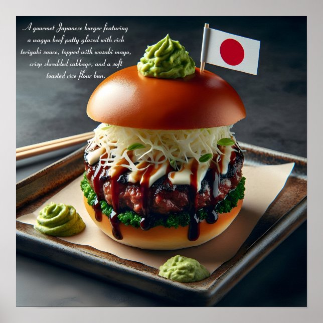 Hokkaido Harmony Burger Indulgence Poster (Framsidan)