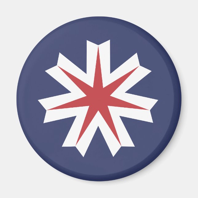 Hokkaido, Japan Magnet (Framsidan)