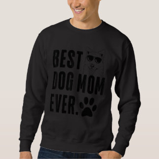 Hokkaido Mommy Mom Best Dog Mom Ever Women Lång Ärmad Tröja