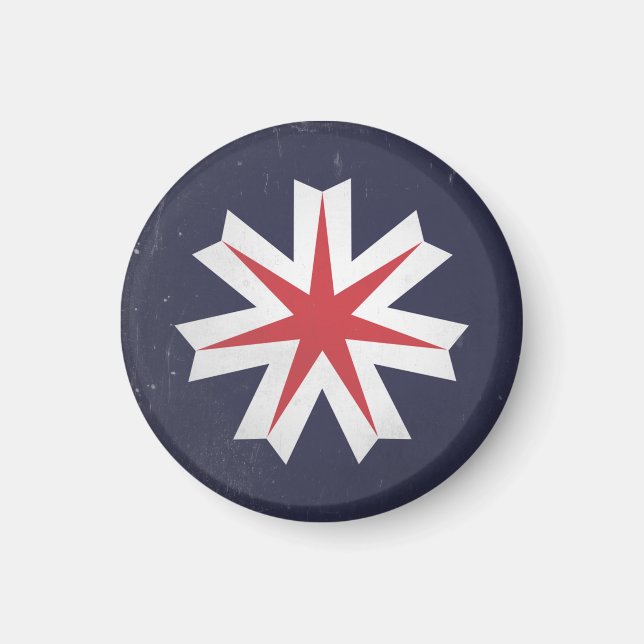 Hokkaido prefecture magnet (Framsidan)