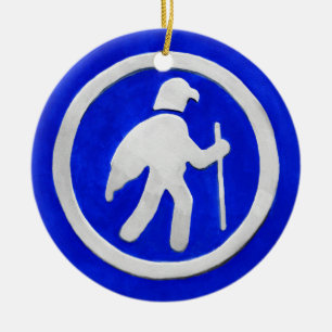 Hökledmarkör Julgransprydnad Keramik