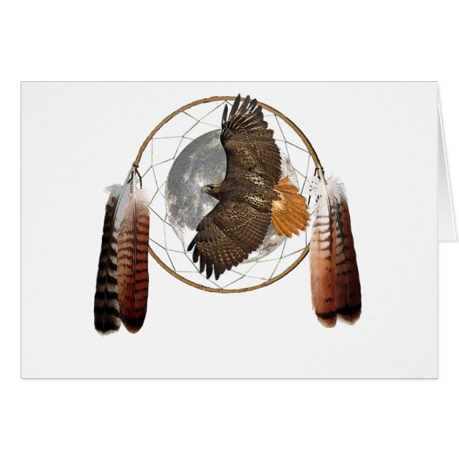 Hökmåne Hälsningskort (Framsidan Horizontal)