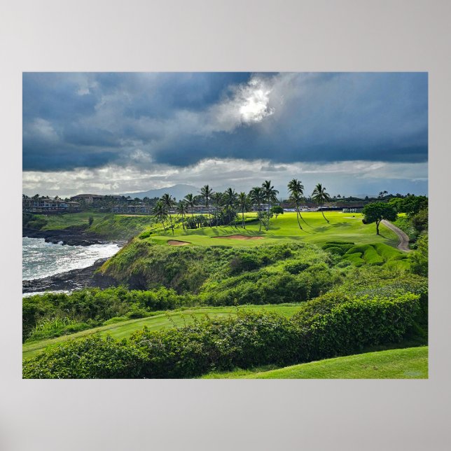 Hokuala Ocean Golf Course Poster (Framsidan)