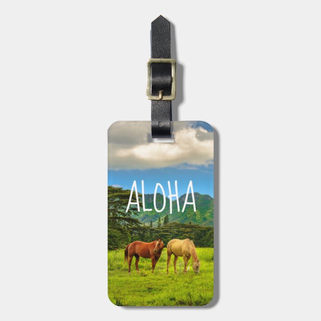 Hokulei Peak, Kauai, Hawaii Bagagebricka (Vertikal Framsida)