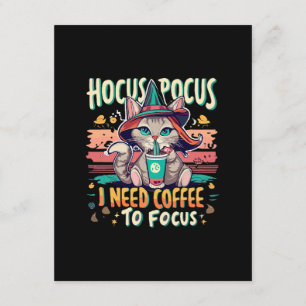 Hokus Fokus - jag behöver kaffe för att fokusera Tilläggskort