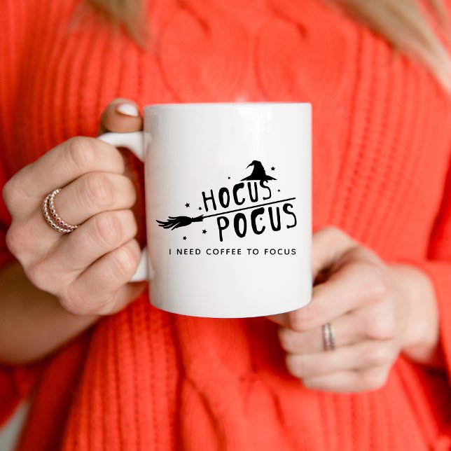 Hokus Pokus Jag Behöver Kaffe För Att Fokusera Hal Mugg (Skapare uppladdad)
