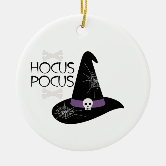 Hokus Pokus Julgransprydnad Keramik (Framsidan)