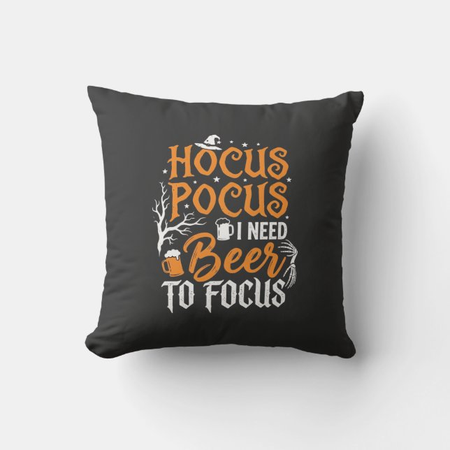 Hokus Pokus Öl Halloween-design_1 Kudde (Framsida)