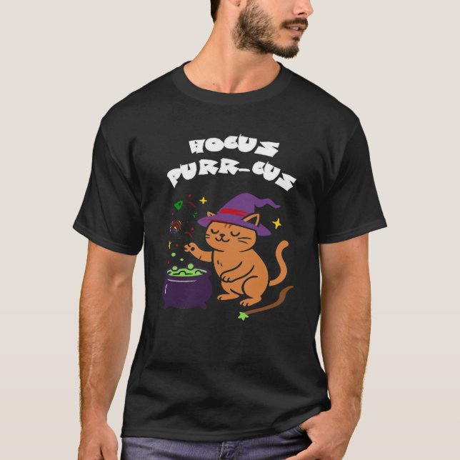 Hokus Purrcus T Shirt (Framsida)