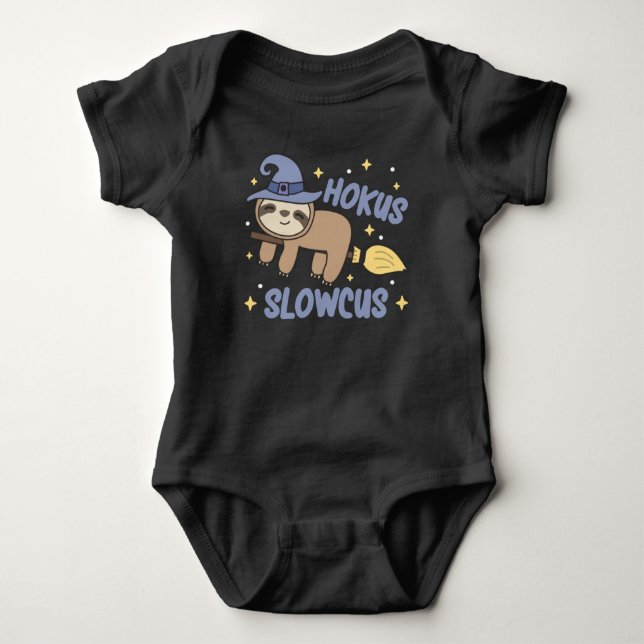 Hokus Slowcus - Fault Witch Halloween Costume Baby T Shirt (Framsida)