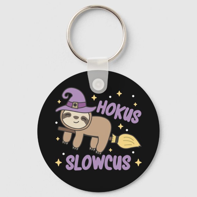 Hokus Slowcus - Fault Witch Halloween Costume Keyc Nyckelring (Framsida)