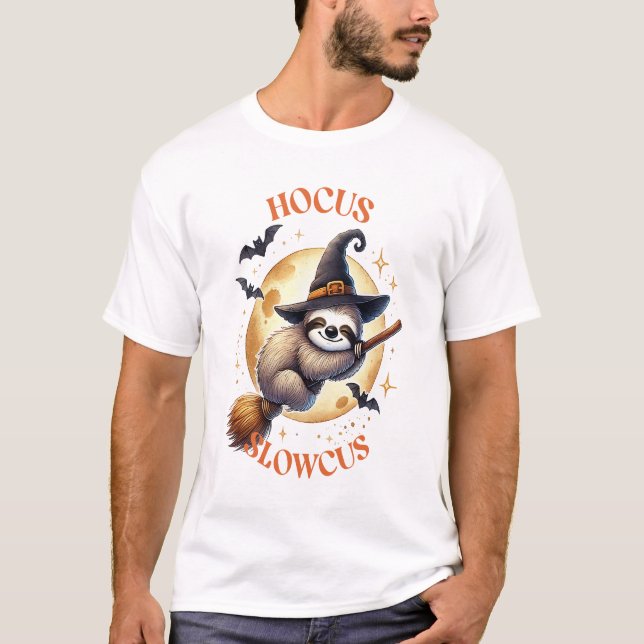 Hokus Slowcus Häxa Tröghet T Shirt (Framsida)
