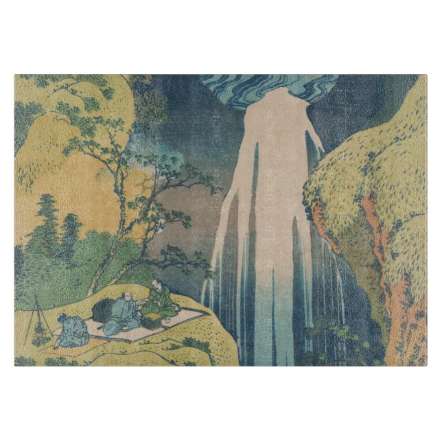 Hokusai Amida Falls Japan Vattenfall  (Framsidan)
