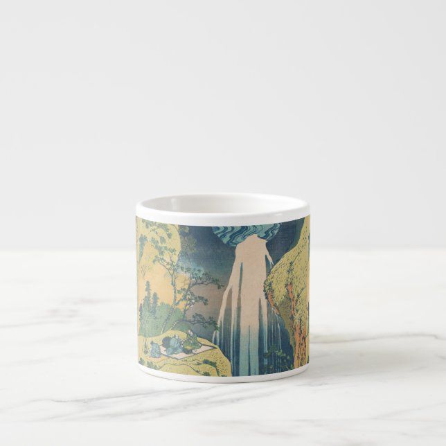 Hokusai Amida Falls Japan Vattenfall  Espressomugg (Framsidan)