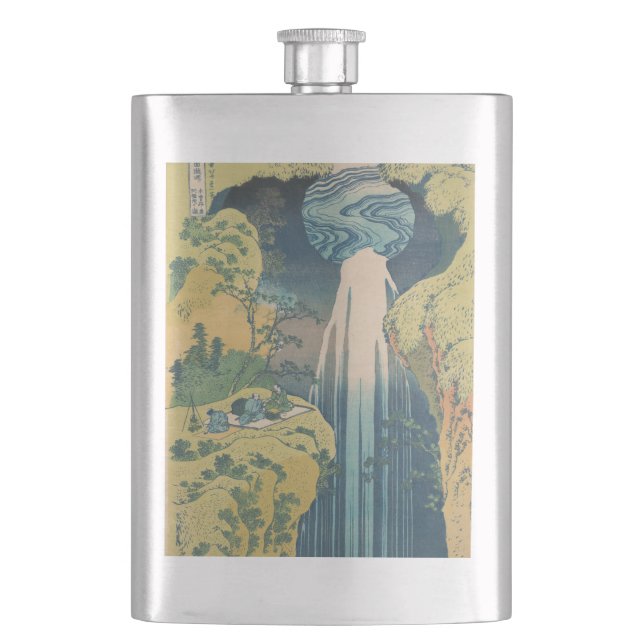 Hokusai Amida Falls Japan Vattenfall  Fickplunta (Framsidan)