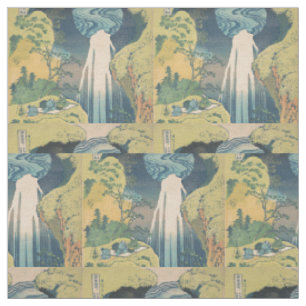 Hokusai Amida Falls Japan Vattenfall  Tyg