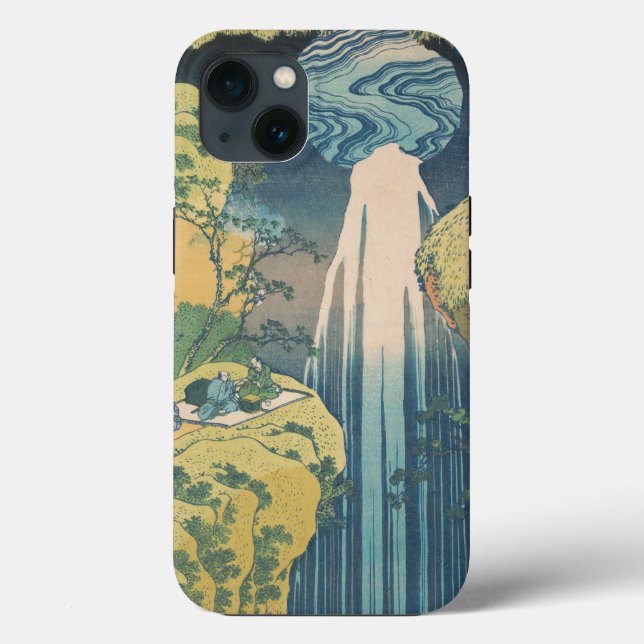 Hokusai Amida Falls Japan Waterfall (Baksida)