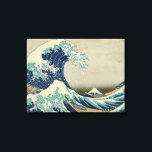 Hokusai är den Underbara vågen av Kanagawa Canvastryck<br><div class="desc">c. 1829-32, färg, Katsushika Hokusai (~31 oktober, 1760 - 10 maj, 1849) var en japansk konstnär, ukiyo-e-målare och tryckare av Edo-perioden.</div>
