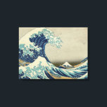 Hokusai är den Underbara vågen av Kanagawa Canvastryck<br><div class="desc">c. 1829-32, färg, Katsushika Hokusai (~31 oktober, 1760 - 10 maj, 1849) var en japansk konstnär, ukiyo-e-målare och tryckare av Edo-perioden.</div>