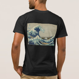 Hokusai är den Underbara vågen av Kanagawa Tee Shirt