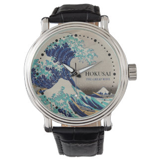 Hokusai är Underbara Wave Watch Armbandsur