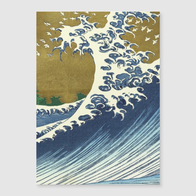 Hokusai Big Wave Japan Art (Framsida)