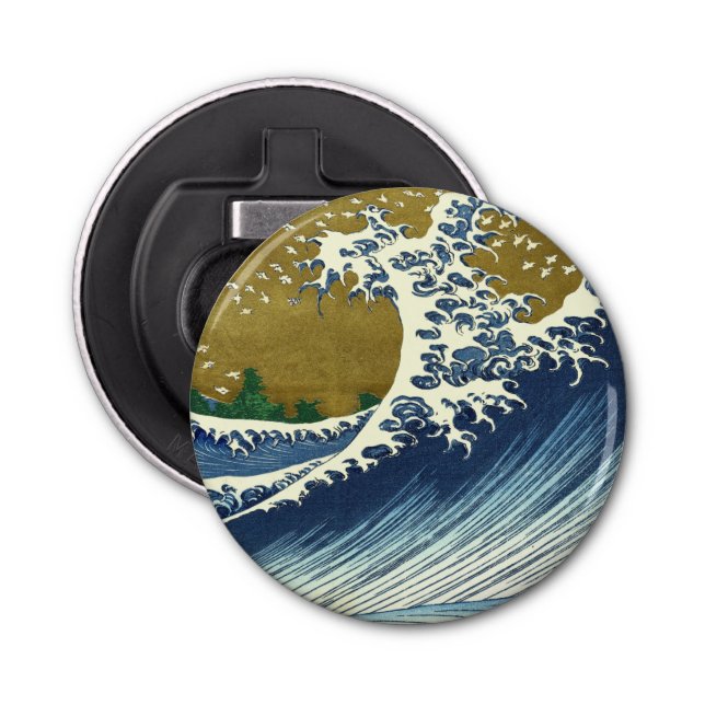 Hokusai Big Wave Japan Art Flasköppnare (Framsidan)