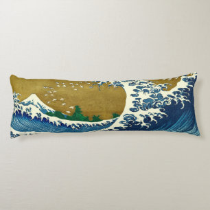 Hokusai Big Wave Japan Art Kroppskudde