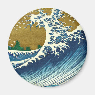 Hokusai Big Wave Japan Art Magnet