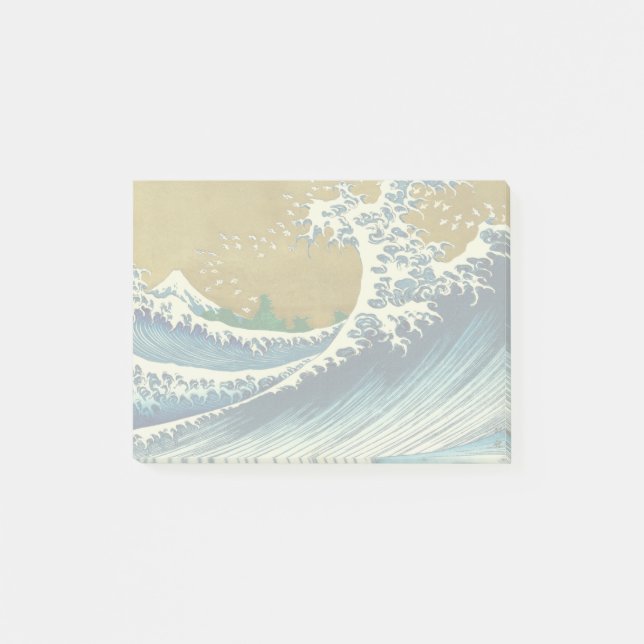 Hokusai Big Wave Japan Art Post-it Block (Framsida)