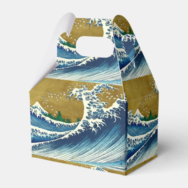Hokusai Big Wave Japan Art Presentaskar (Framsidan Sidan)