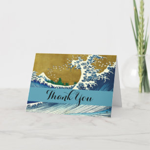 Hokusai Big Wave Japan-Vintagen Ocean Tack Kort