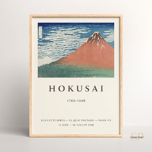 Hokusai Bra Vind Clear MorgArt Skriv ut japanska Poster