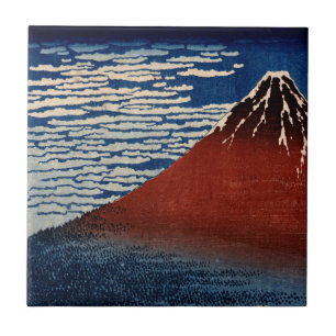 Hokusai - Brans Vind, Clear Morgon Kakelplatta