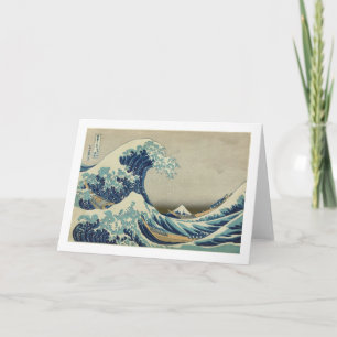 Hokusai - den Underbara vågen av Kanagawa Kort
