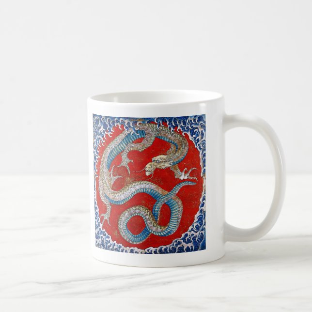 HOKUSAI , “ Dragon ”、『龍図』 Kaffemugg (Höger)