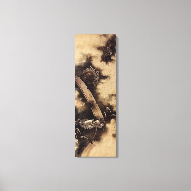 Hokusai Dragon Canvastryck (Framsida)