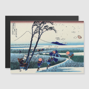 Hokusai - Ejiri i Suruga-provinsen Magnetic Card