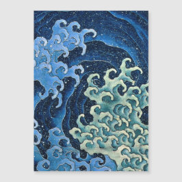 Hokusai Feminina Våg Vintage Ocean